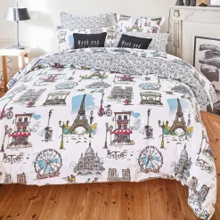 Drap plat PARISIEN multicolore