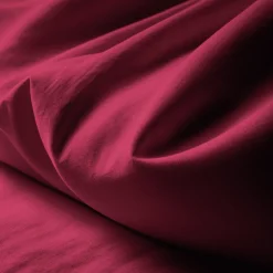 Drap plat percale coton TERTIO® - bordeaux