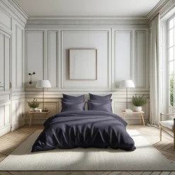 Drap plat percale coton TERTIO® - anthracite