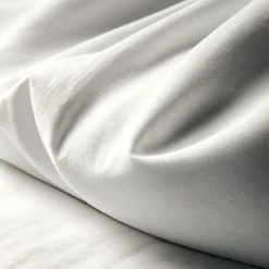 Drap plat percale de coton TERTIO® - Blanc