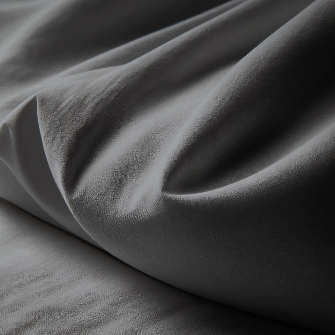 Drap plat polycoton TERTIO® - Anthracite