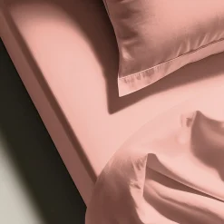 Drap plat polycoton TERTIO® - Rose Blush