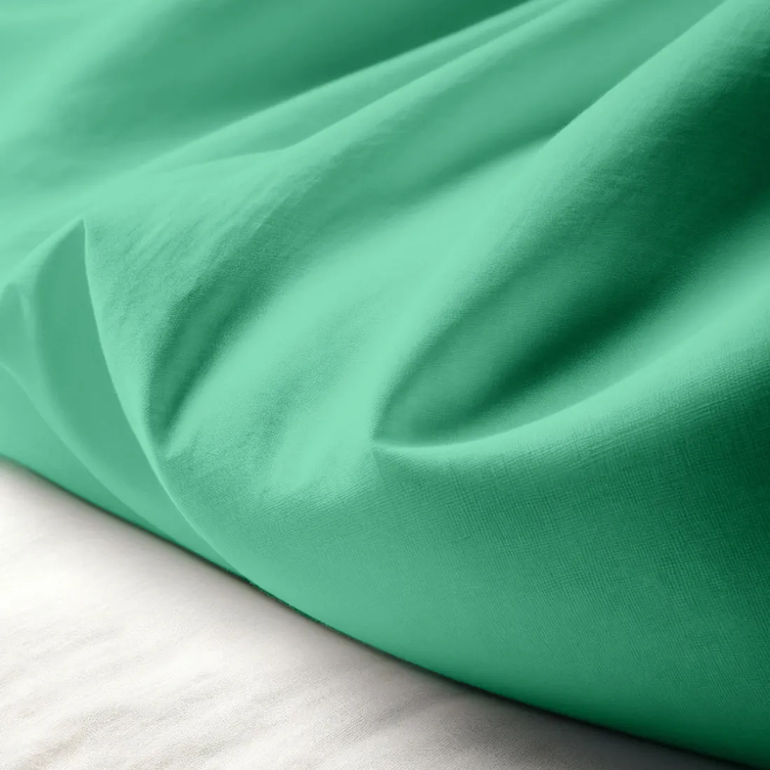 Drap plat polycoton TERTIO® - Vert Eucalyptus