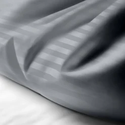 Drap plat satin de coton TERTIO® - galet