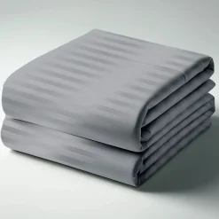 Drap plat satin de coton TERTIO® - galet