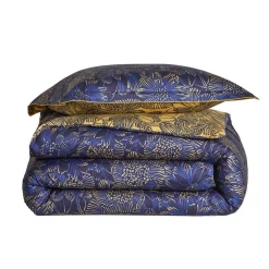 Drap plat satin ELIXIR Indigo