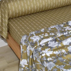 Drap plat satin IMPERIAL Olive