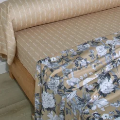 Drap plat satin IMPERIAL Chanvre