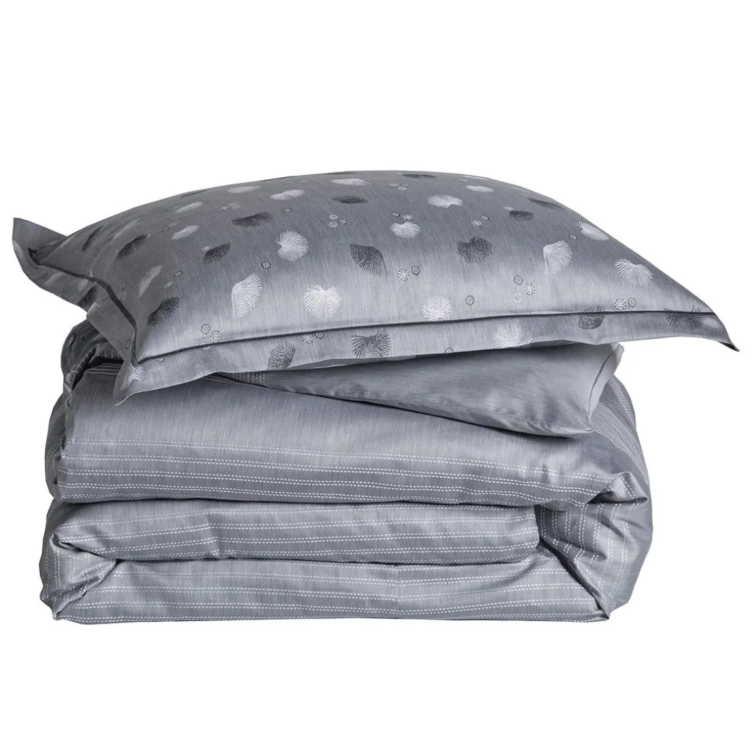 Drap plat satin jacquard KYOTO Graphite
