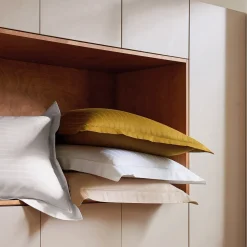 Drap plat satin jacquard DIVINE Ambre