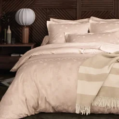 Drap plat satin jacquard KYOTO Chanvre