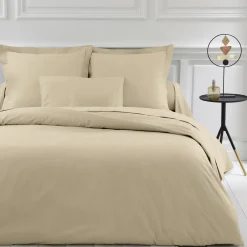 Drap plat uni polycoton TERTIO® - Beige Ficelle