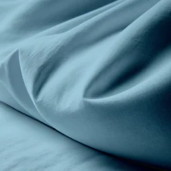 Drap plat uni polycoton TERTIO® - Bleu