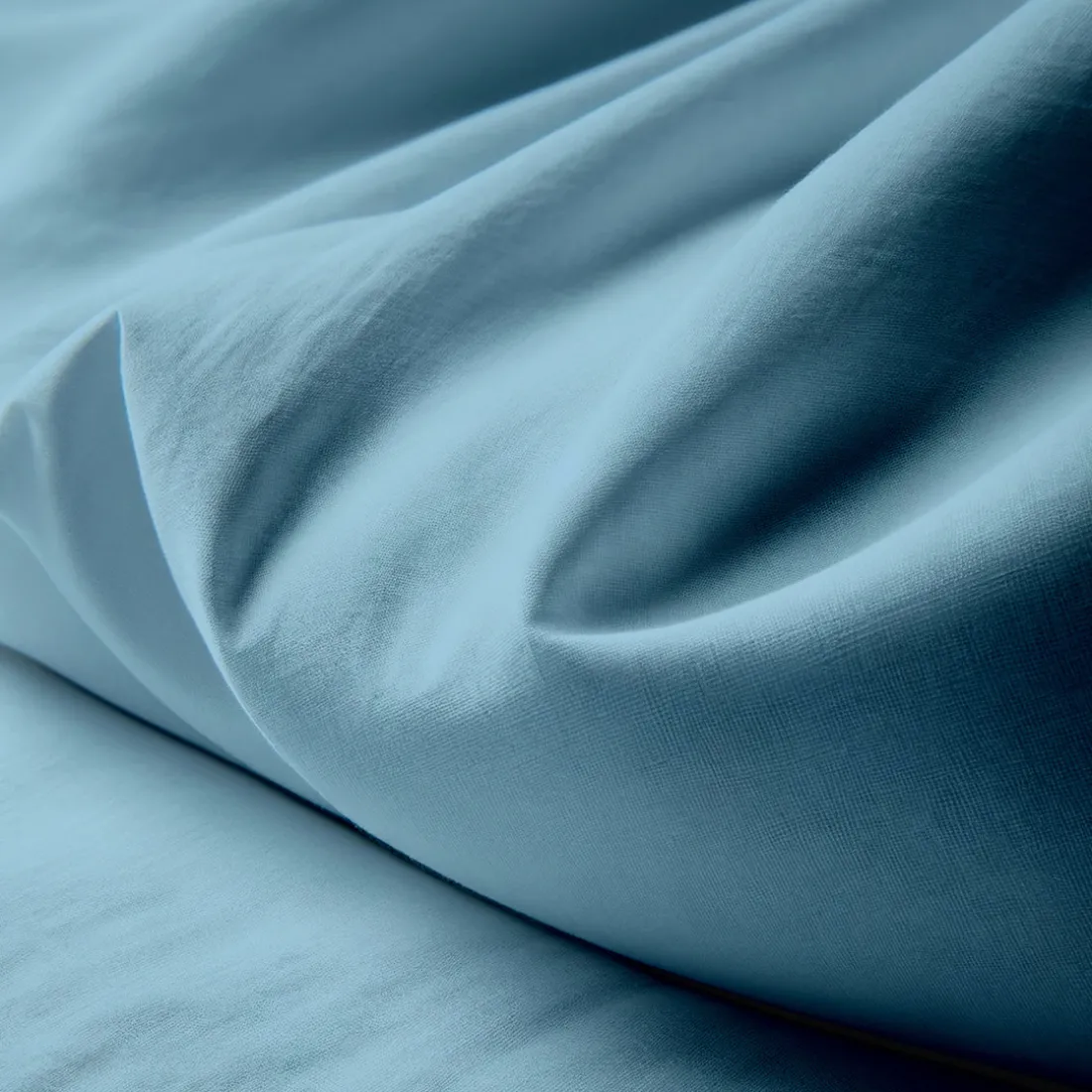 Drap plat uni polycoton TERTIO® - Bleu