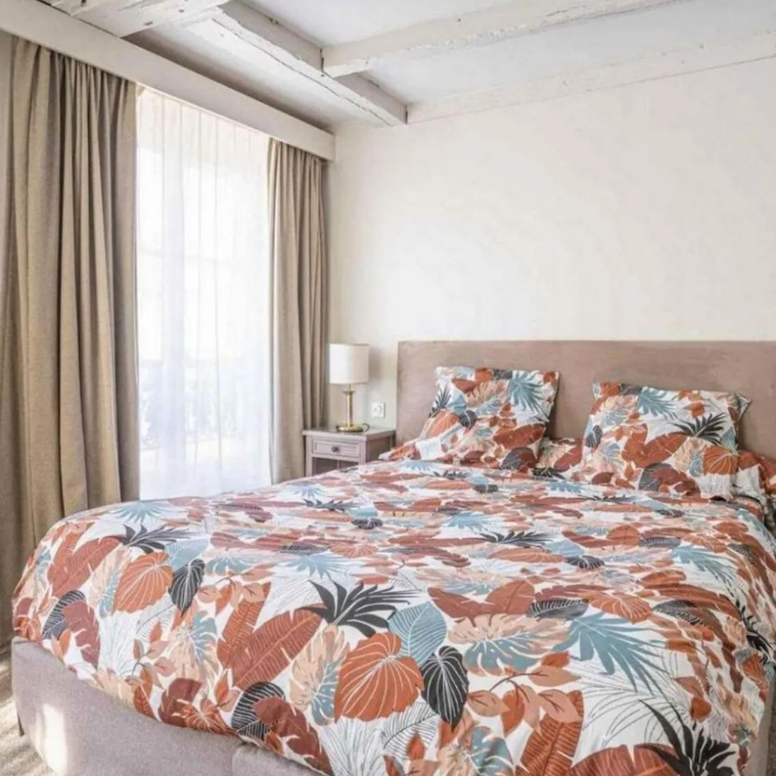 Drap-housse coton JUNGLY BIS
