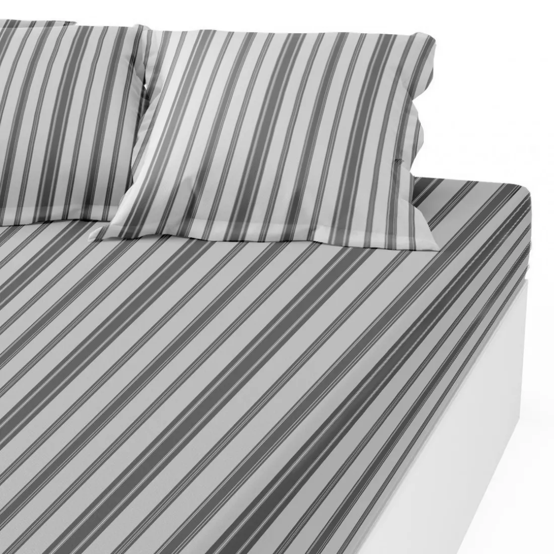 Drap-housse coton MARKUS - Gris