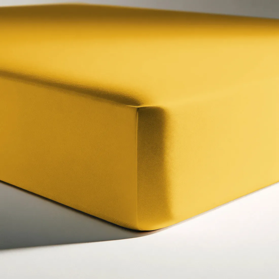 Drap-housse coton TERTIO® - Curry