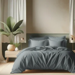 Drap-housse coton TERTIO® - Gris Perle