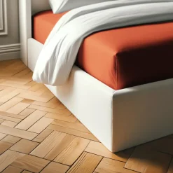 Drap-housse coton TERTIO® - Tangerine