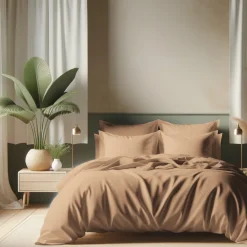 Drap-housse coton TERTIO® - Beige rosé