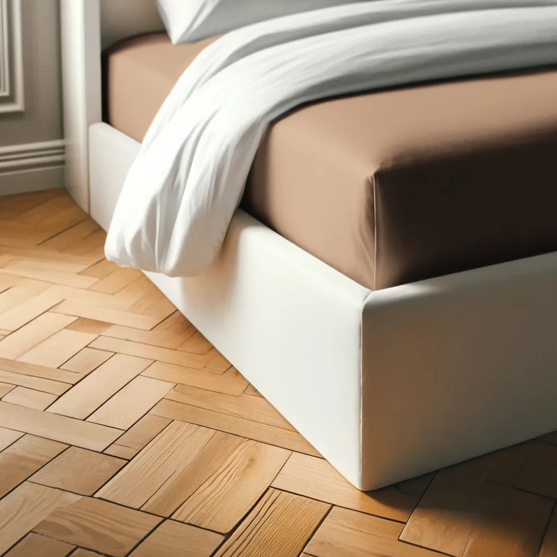 Drap-housse coton TERTIO® - Beige rosé
