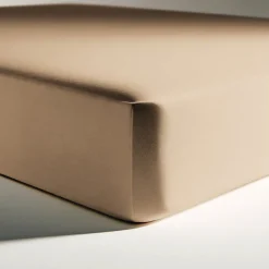 Drap-housse coton TERTIO® - Beige rosé