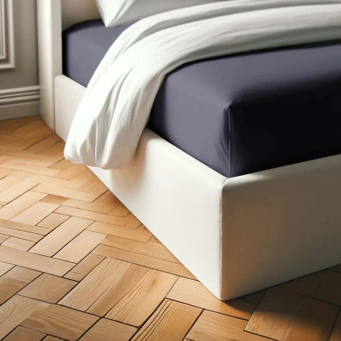 Drap-housse coton TERTIO® - Anthracite