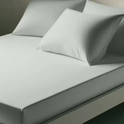 Drap-housse coton TERTIO® - Céladon