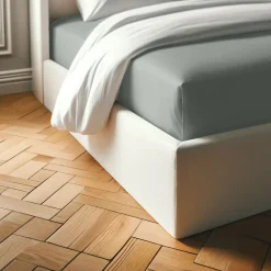 Drap-housse coton TERTIO® - Céladon