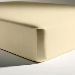 Drap-housse coton TERTIO® - Beige Ficelle