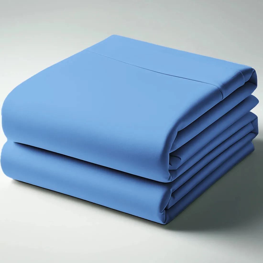 Drap-housse coton TERTIO® - Bleu Azur