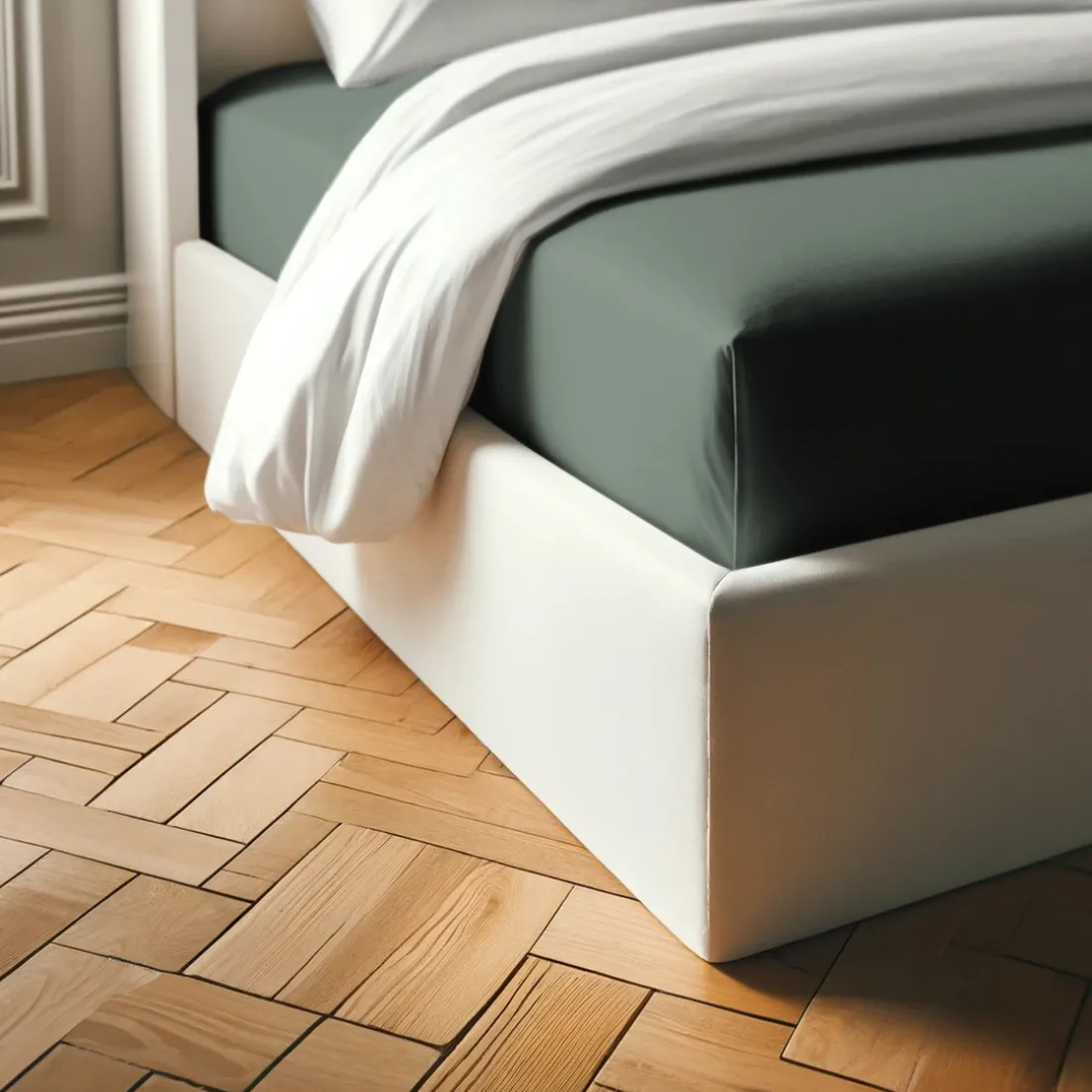 Drap-housse coton TERTIO® - Lichen