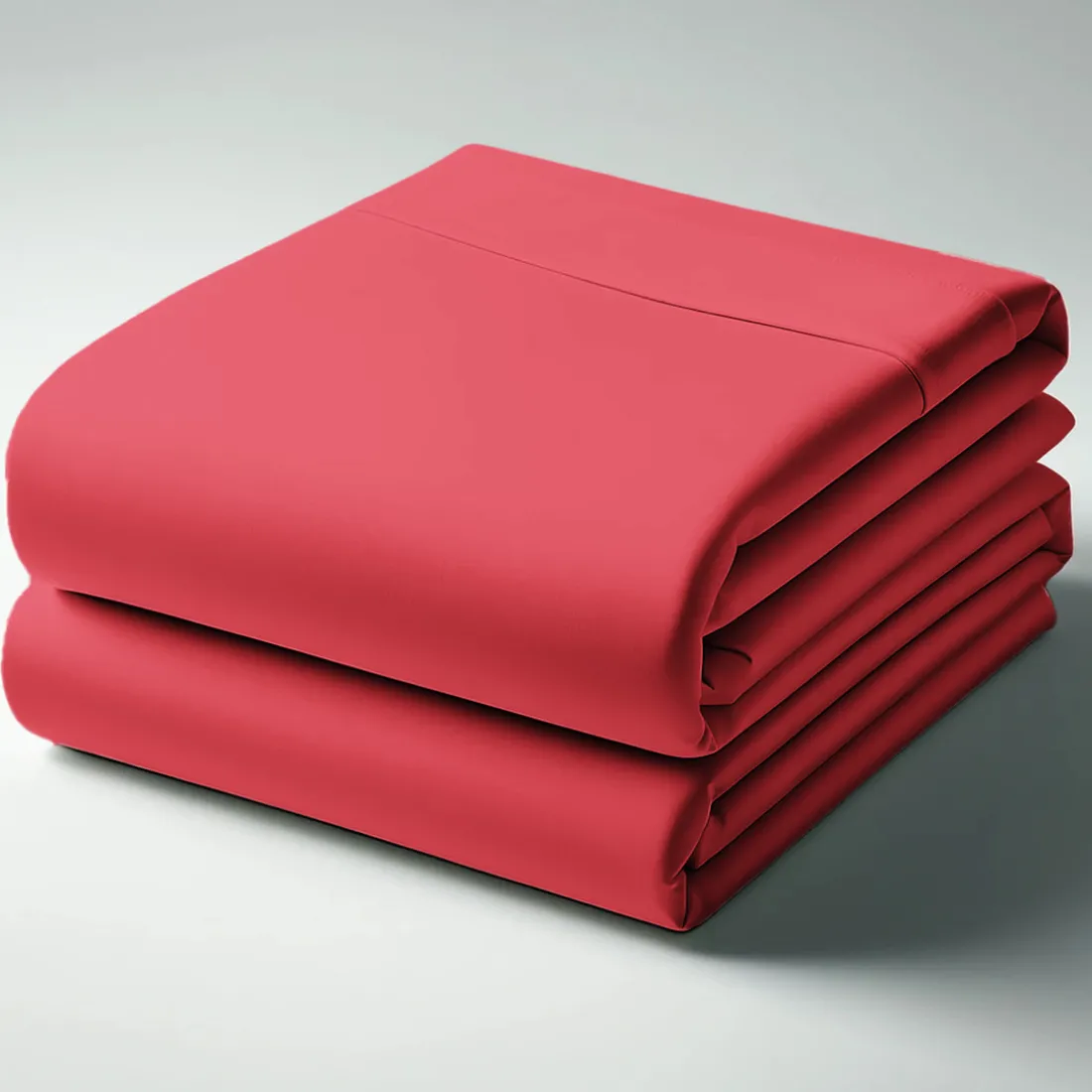 Drap-housse coton TERTIO® - Rouge Carmin