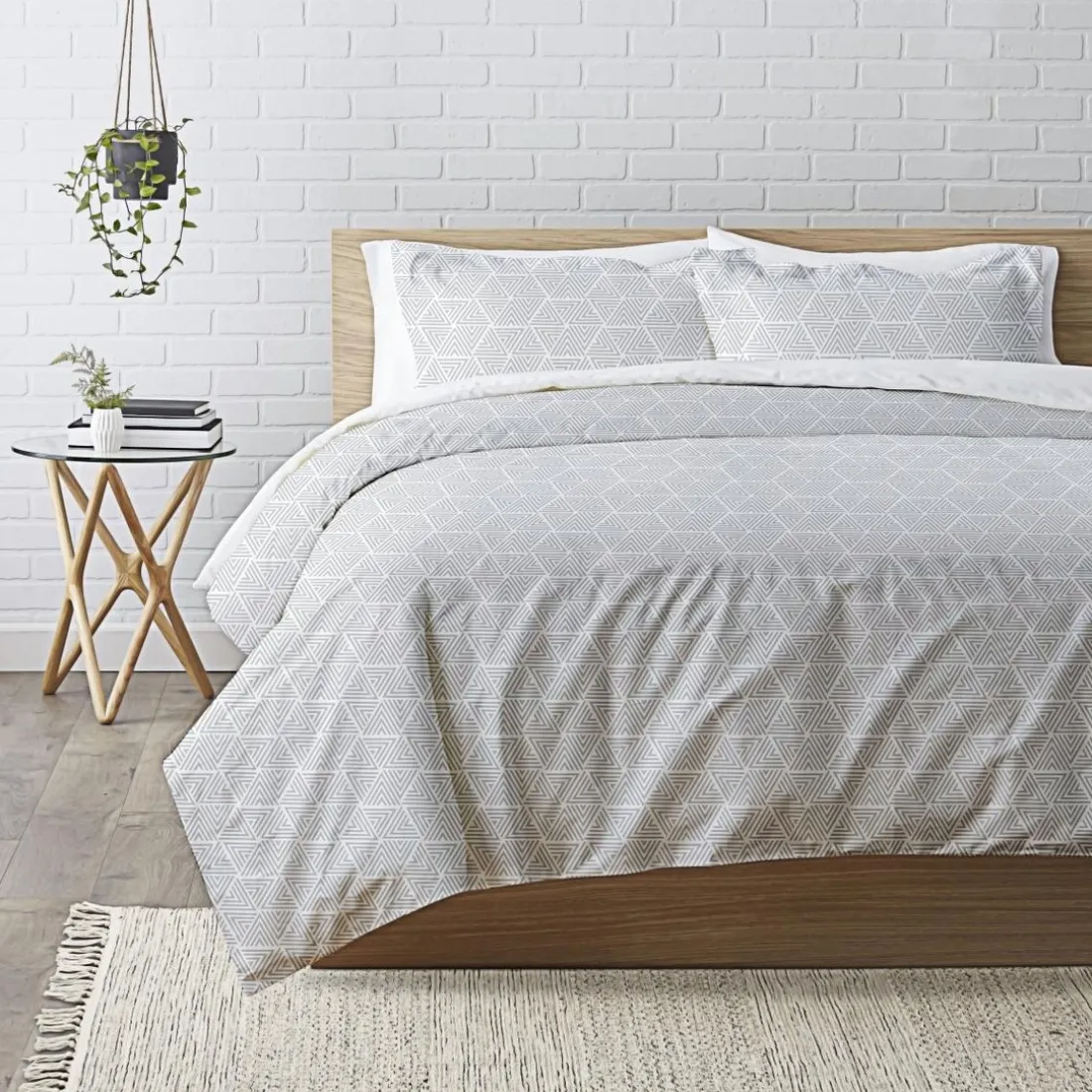 Drap-housse coton VICTORY - Gris