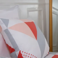 Drap-housse en coton TRIGONE - Rose