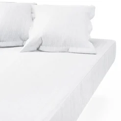 Drap-housse gaze de Coton TERTIO® - Blanc