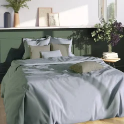 Drap-housse grand bonnet polycoton TERTIO® - Gris Perle