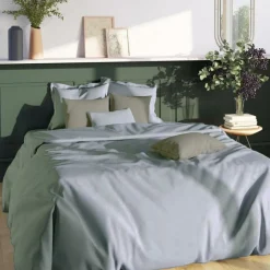Drap-housse grand bonnet XL coton TERTIO® - Gris perle