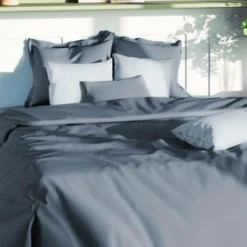 Drap-housse grand bonnet XL Coton TERTIO® - Bleu Orage