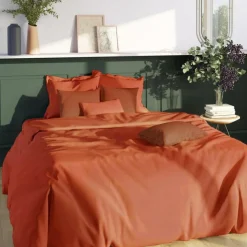 Drap-housse grand bonnet XL Coton TERTIO® - Tangerine
