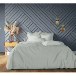 Drap-housse grand bonnet XL Coton TERTIO® - Céladon