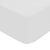 Drap-housse, percale, blanc, 140x190 cm