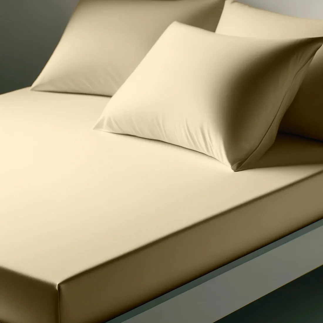 Drap-housse percale coton TERTIO® - beige