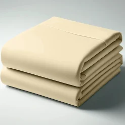 Drap-housse percale coton TERTIO® - beige