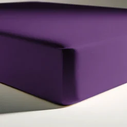 Drap-housse percale coton TERTIO® - violet