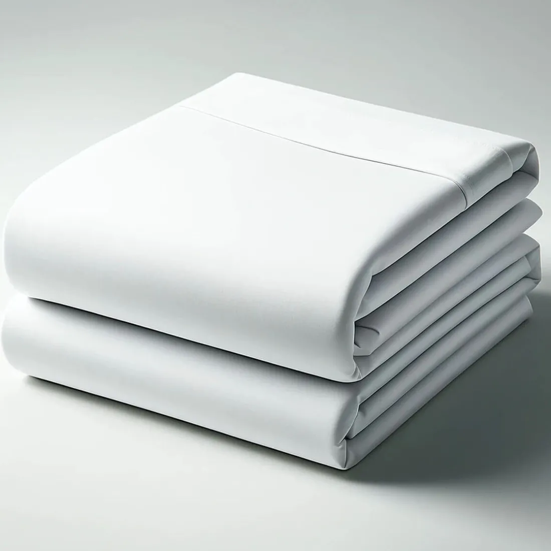 Drap-housse percale de coton TERTIO® - Blanc