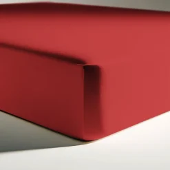 Drap-housse polycoton TERTIO® - Rouge Carmin