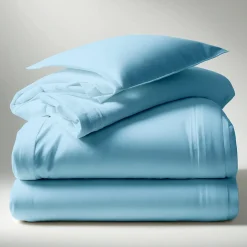 Drap-housse polycoton TERTIO® - Bleu Lagon