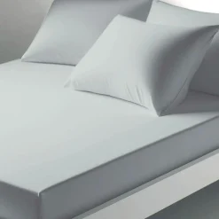 Drap-housse polycoton TERTIO® - Gris Perle