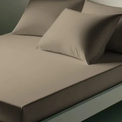 Drap-housse polycoton TERTIO® - taupe
